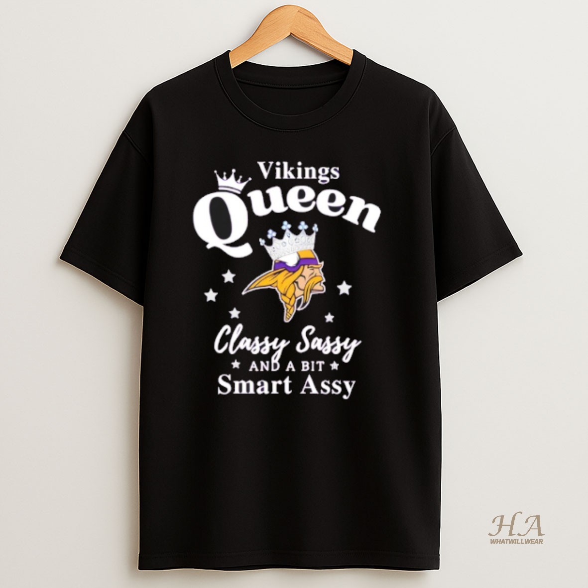 Official Minnesota Vikings Queen Classy Sassy And A Bit Smart Assy Nfl Shirt