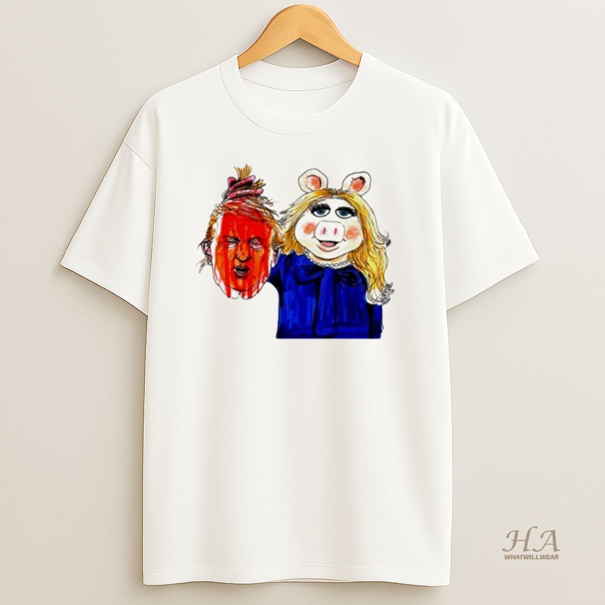 Official Miss Piggy Get Trumps Head Quiet Piggy Anti Trump T Shirt