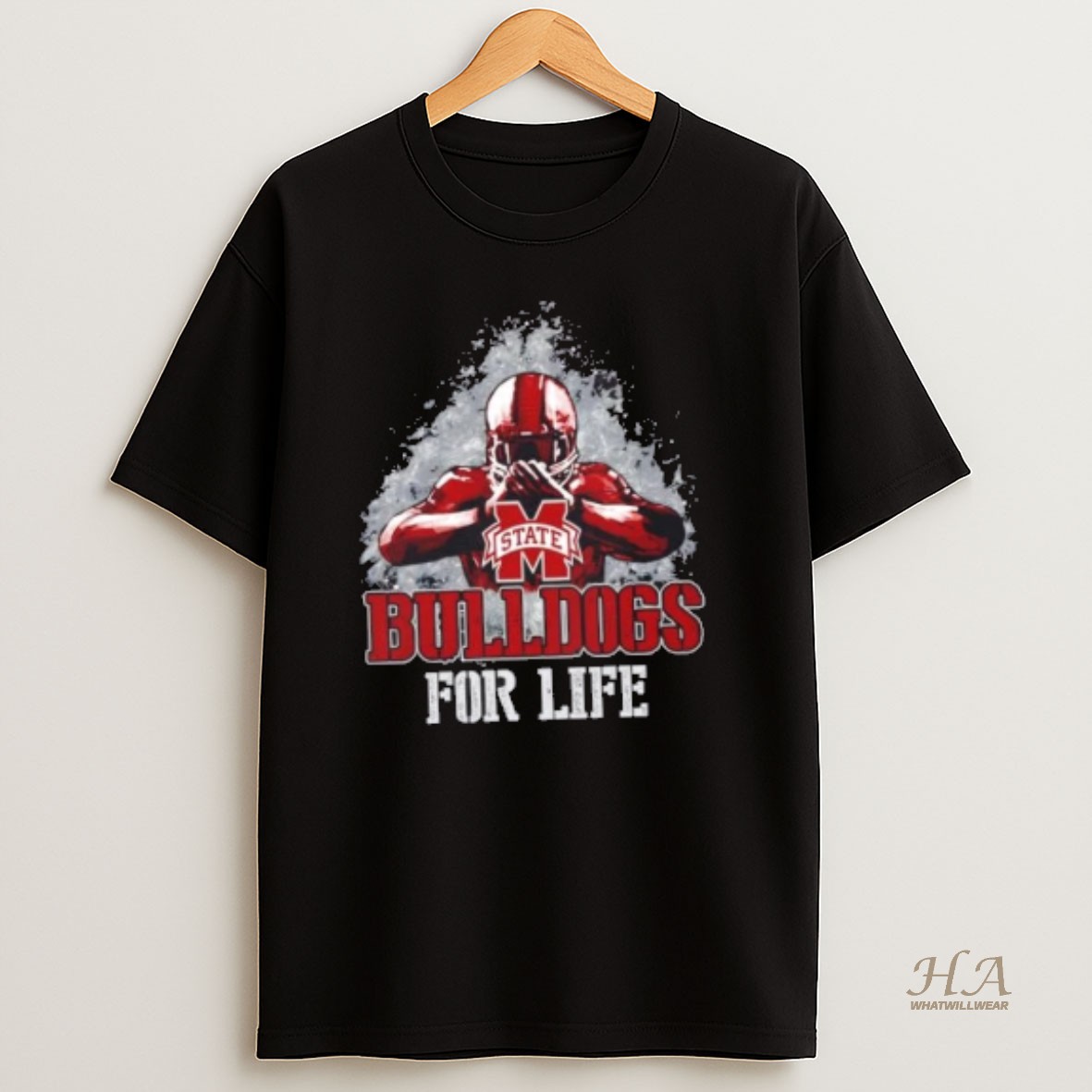 Official Mississippi State Bulldogs Football For Life T Shirt