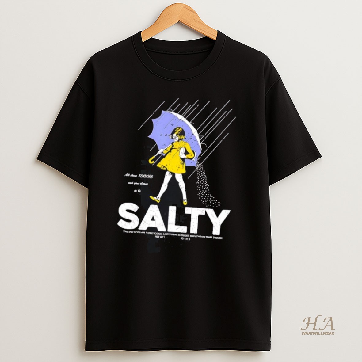 Official Morton Salt Girl Salty T Shirt