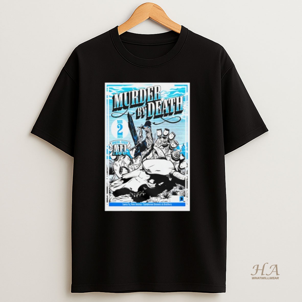 Official Murder By Death Santa Fe Mexico Nov 2 2025 T Shirt