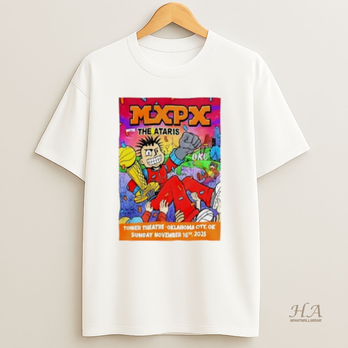 Official Mxpx Oklahoma City Ok November 16 2025 T Shirt
