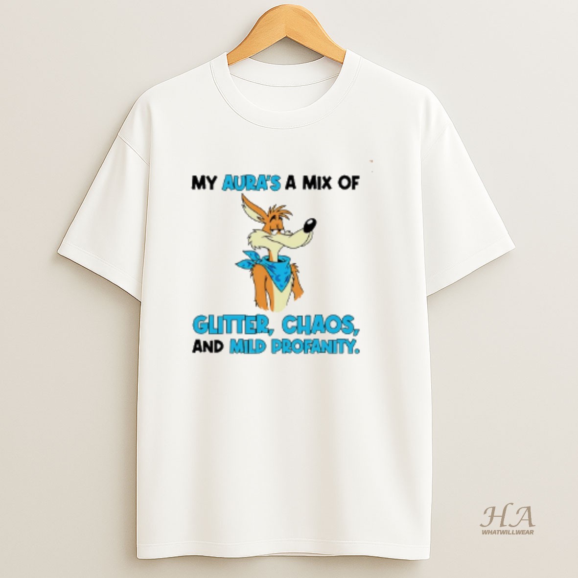 Official My Auras A Mix Of Glitter Chaos And Mild Profanity T Shirt