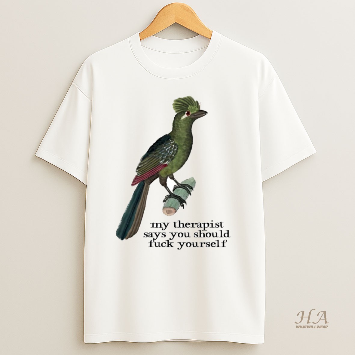Official My Therapist Says You Should Fuck Yourself T Shirt