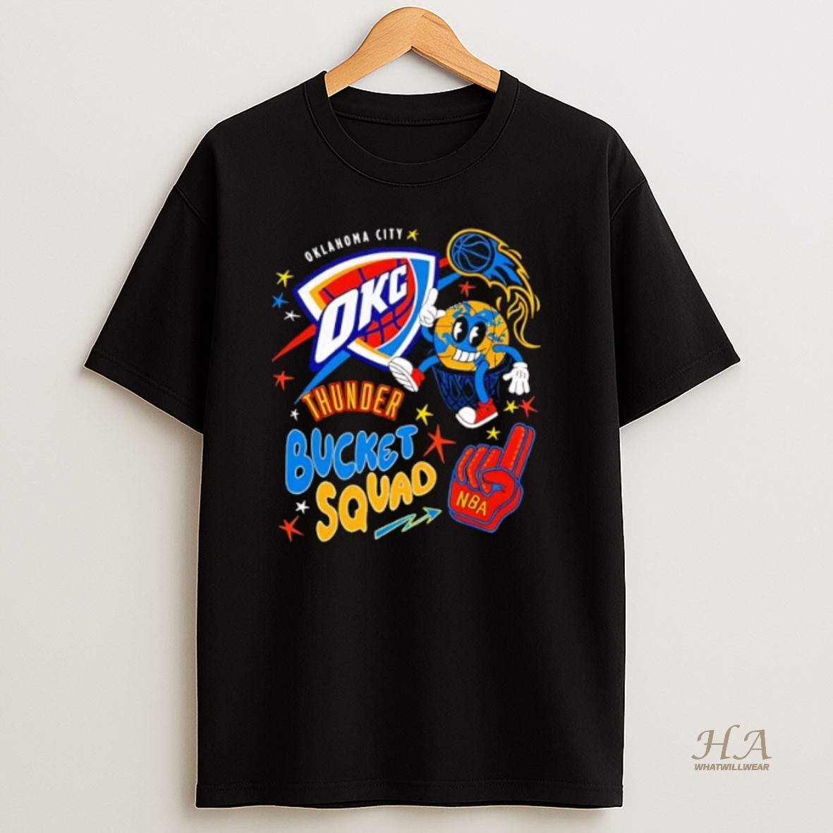 Official Nba Oklahoma City Thunder Buckie Squad T Shirt