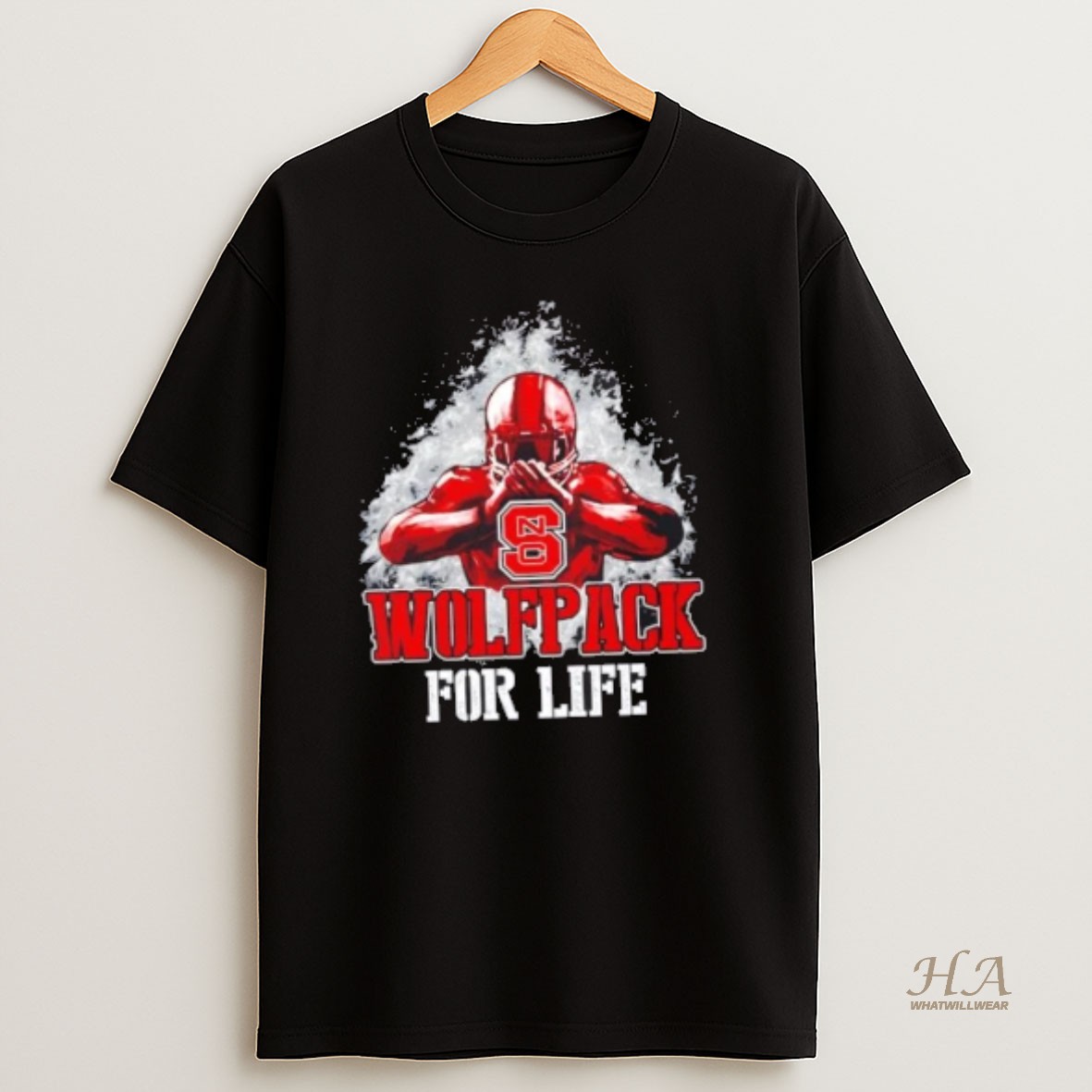 Official Nc State Wolfpack Football For Life T Shirt