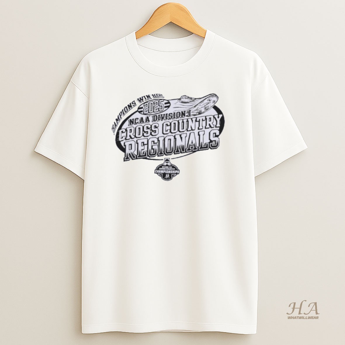 Official Ncaa Division I Cross Country Regionals Xc 2025 T Shirt