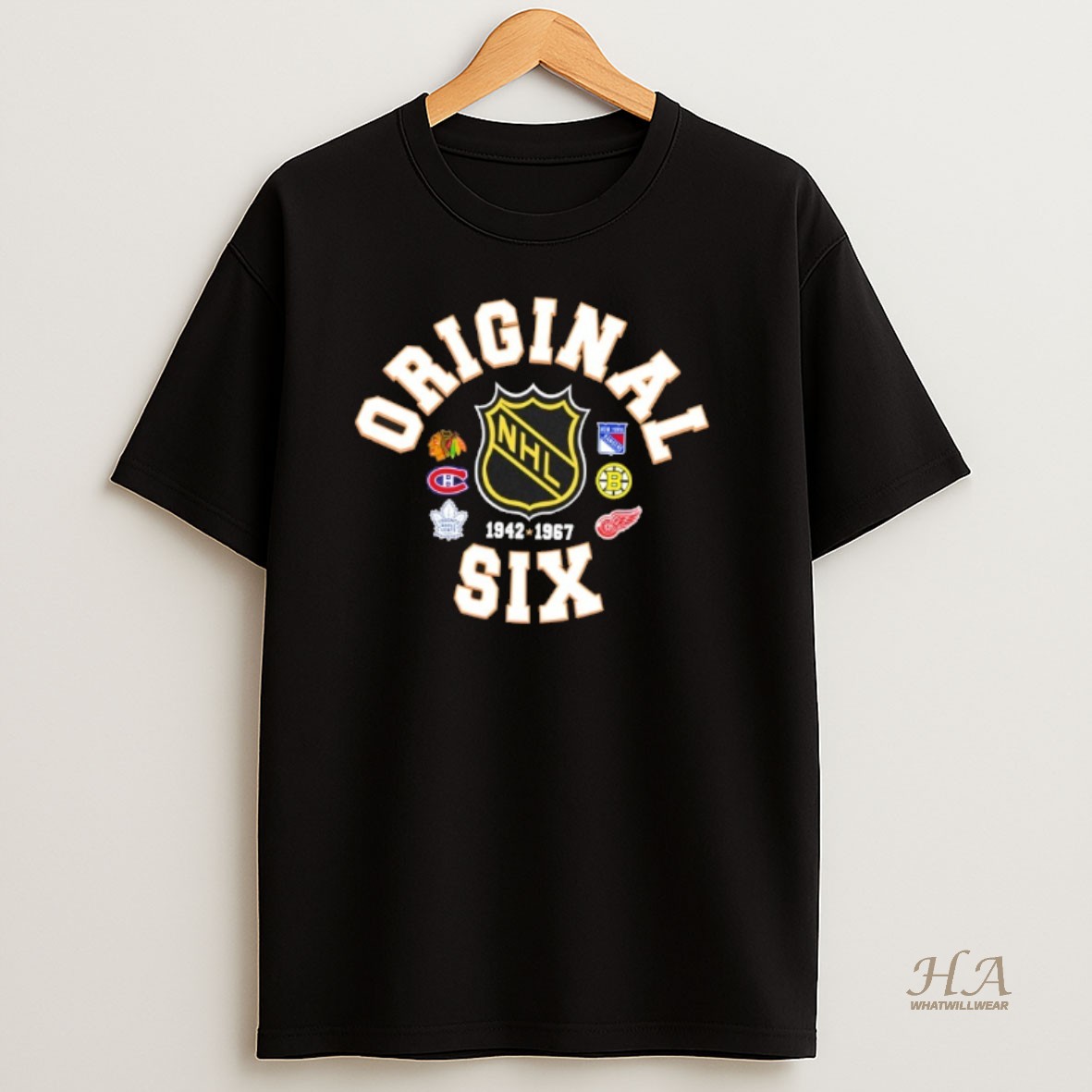 Official Nhl Six Crest Hockey T Shirt