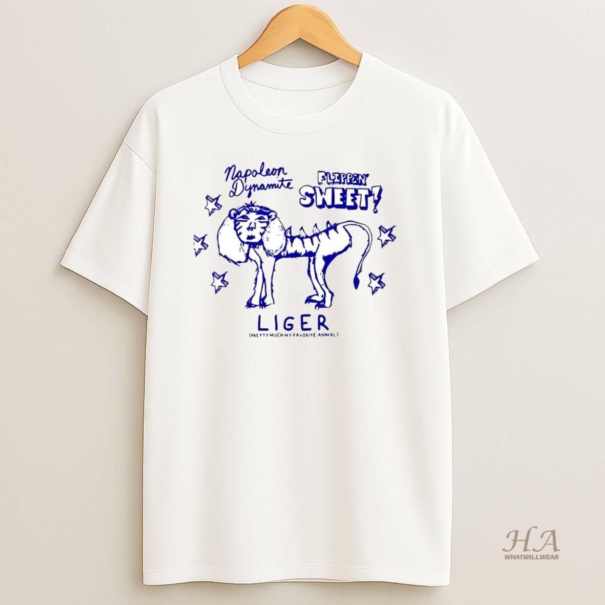 Official Napoleon Dynamite Flippin Sweet Liger T Shirt