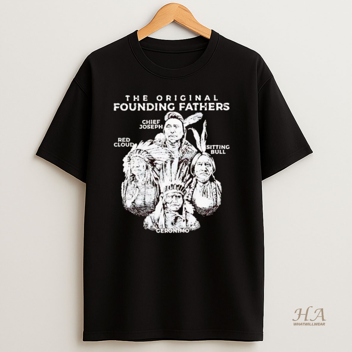 Official Native American The Founding Fathers T Shirt