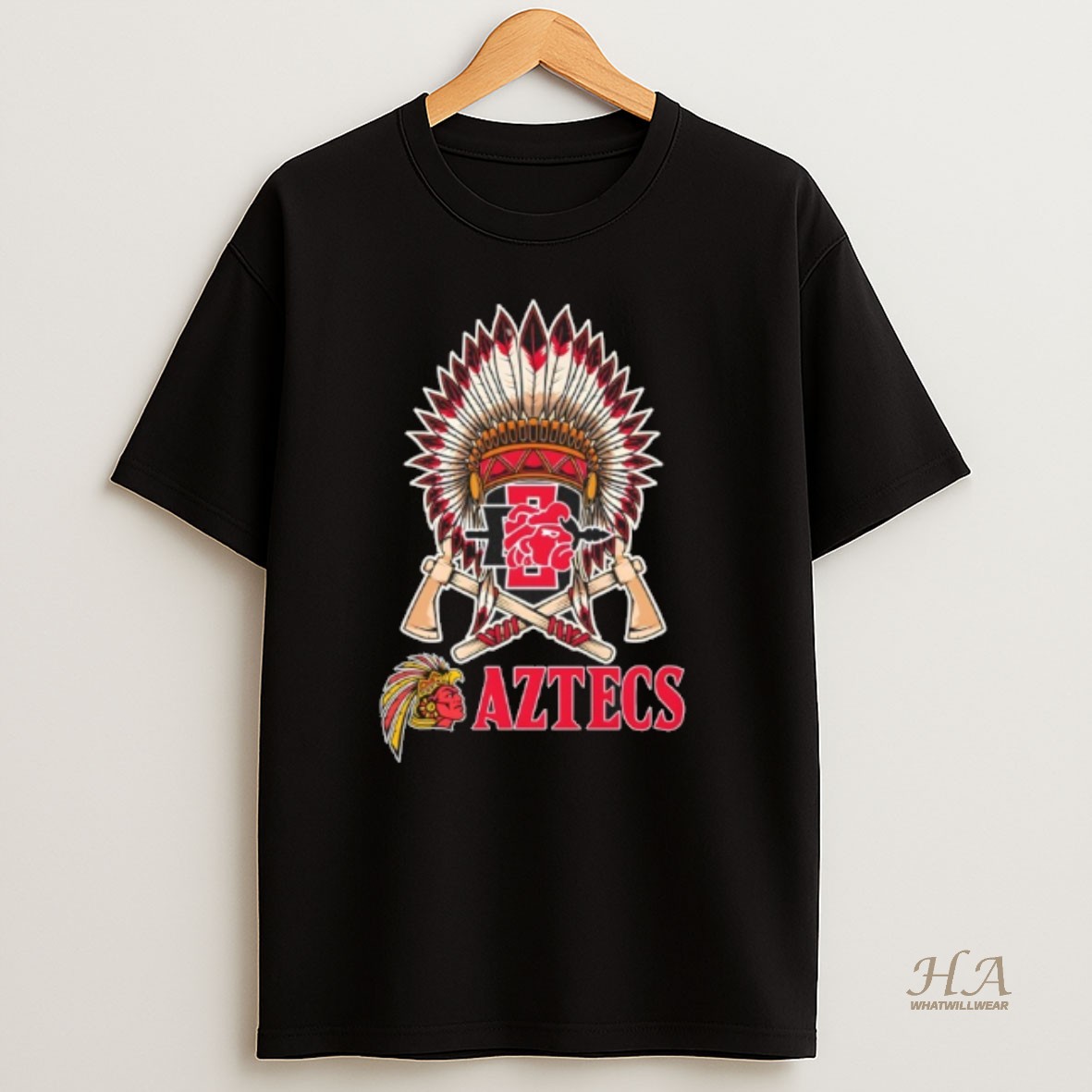 Official Native American X San Diego State Aztecs Graphic T Shirt