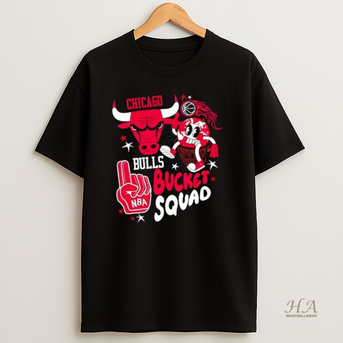 Official Nba Chicago Bulls Buckie Squad Stylish 2025 T Shirt