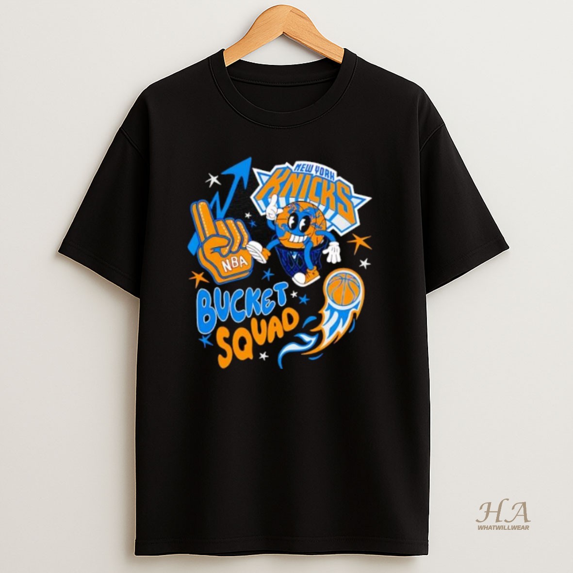 Official Nba New York Knicks Buckie Squad Stylish 2025 T Shirt