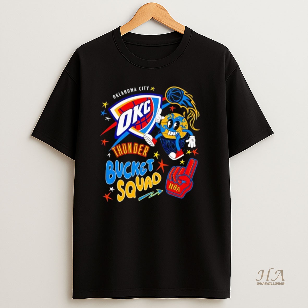 Official Nba Oklahoma City Thunder Buckie Squad Stylish 2025 T Shirt