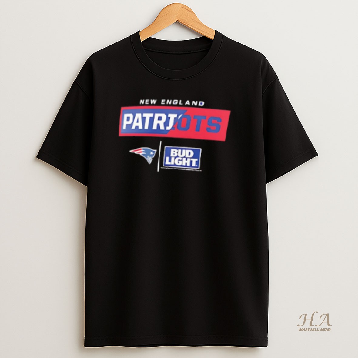 Official New England Patriots Nfl X Bud Light T Shirt