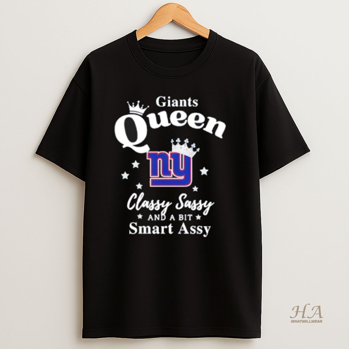 Official New York Giants Queen Classy Sassy And A Bit Smart Assy Nfl Shirt