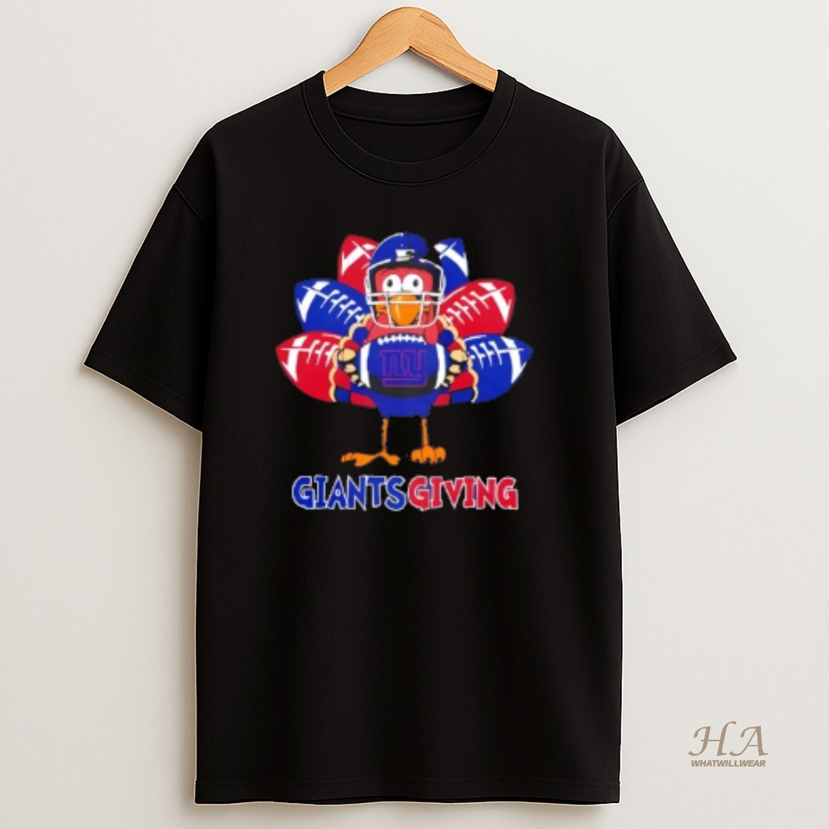 Official New York Giants Thanksgiving Turkey T Shirt