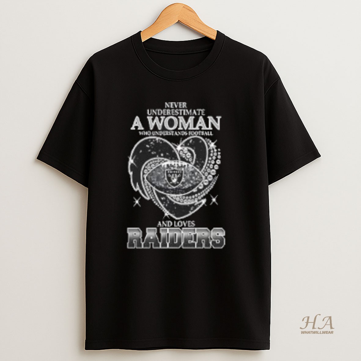 Official Nice Never Underestimate A Woman Who Understands Football And Loves Las Vegas Raiders Style T Shirt