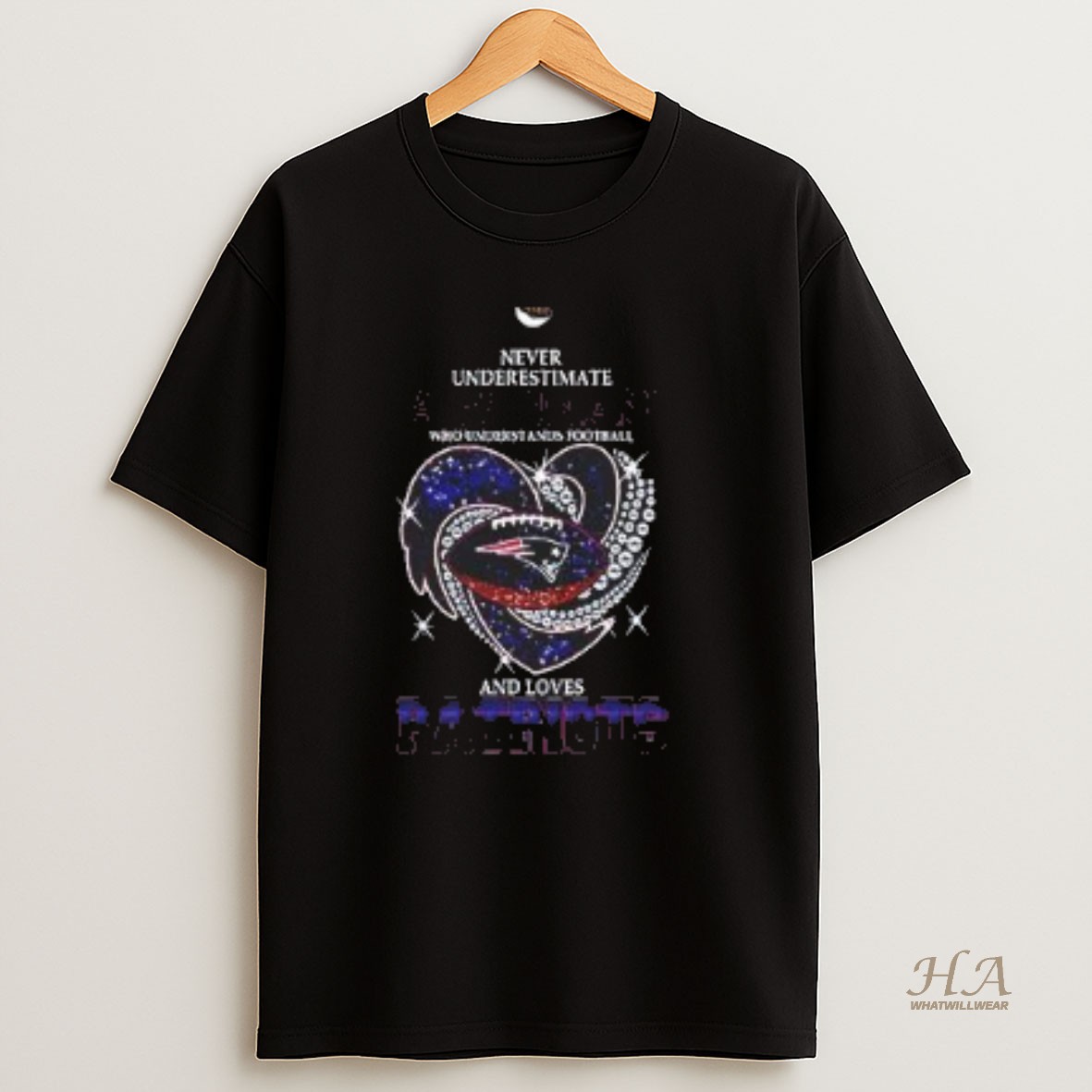 Official Nice Never Underestimate A Woman Who Understands Football And Loves New England Patriots 2025 T Shirt