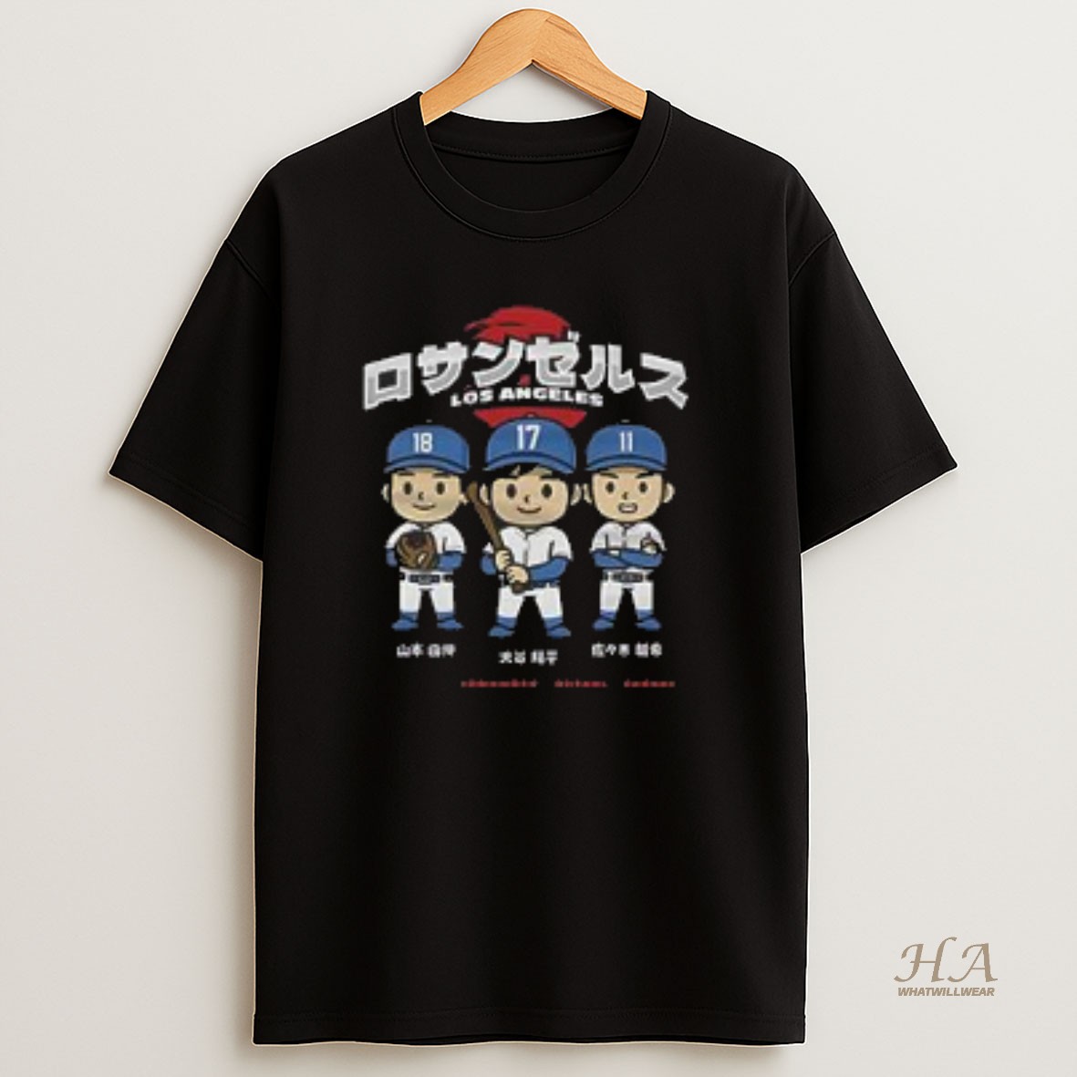 Official Nice Shohei Ohtani Los Angeles Dodgers Chibi Anime Shirtshohei Ohtani Los Angeles Dodgers Chibi Anime T Shirt