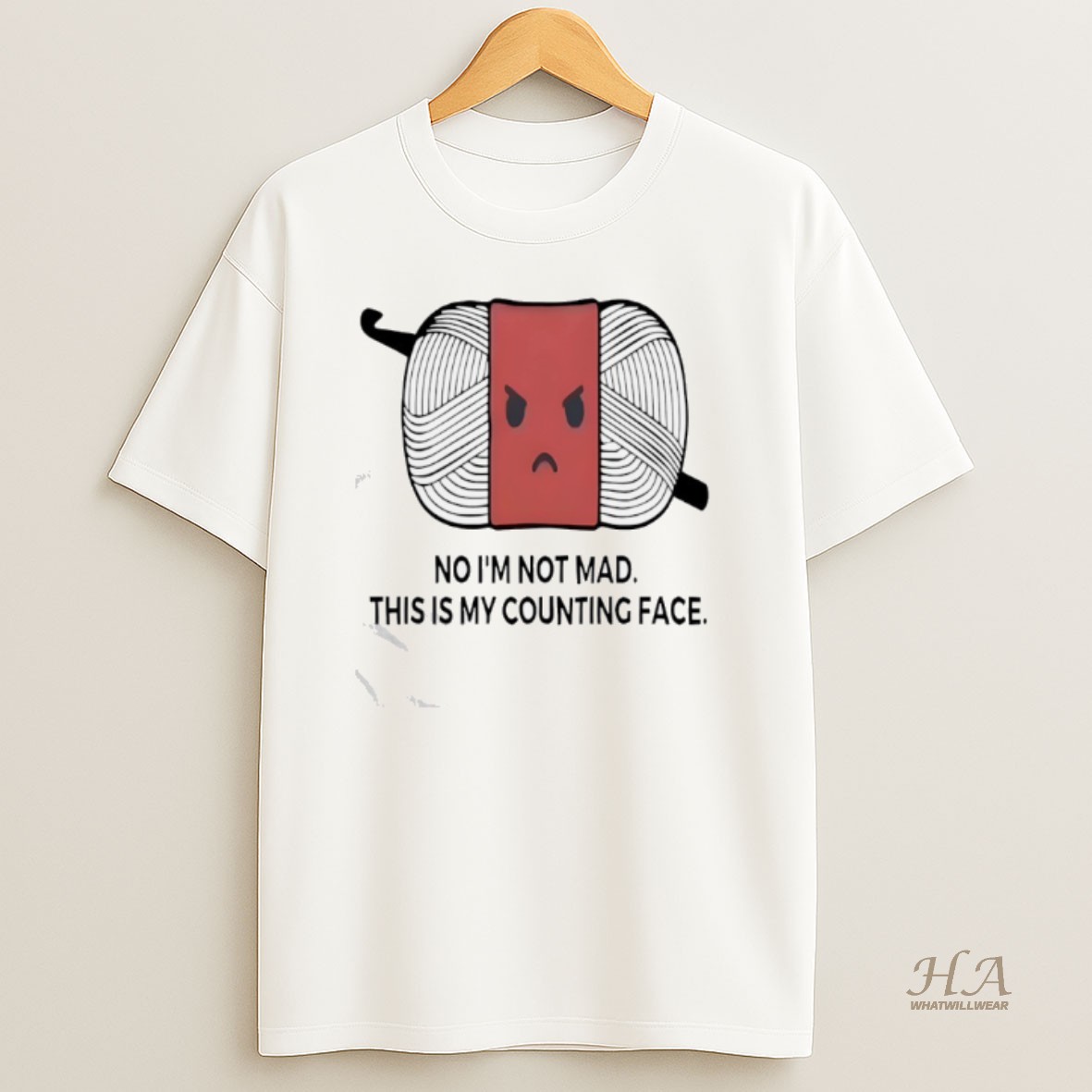 Official No Im Not Mad This Is My Counting Face T Shirt