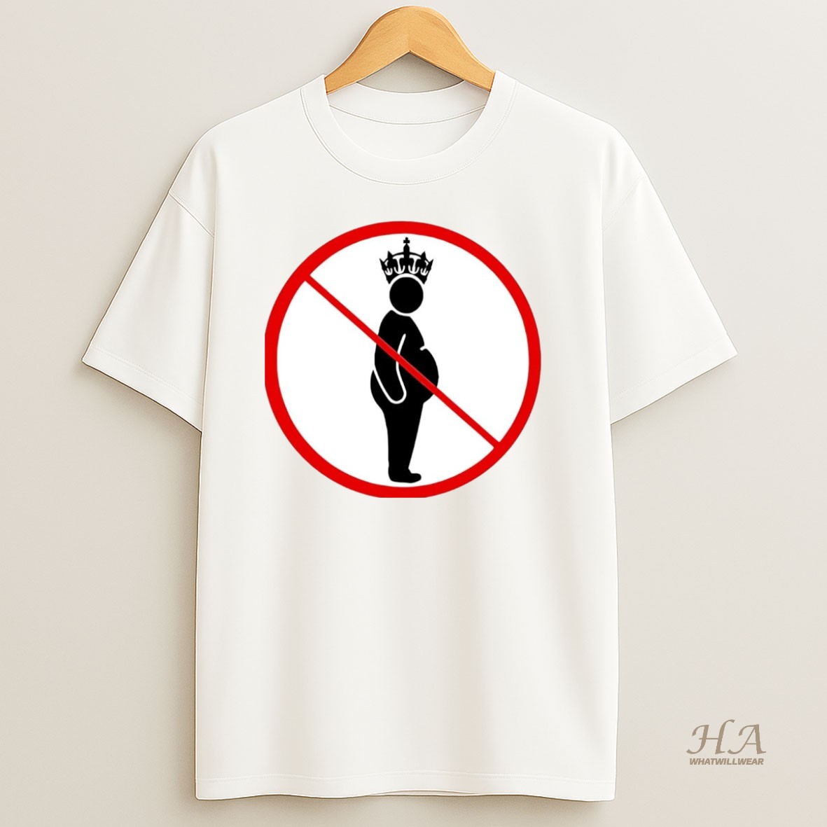 Official No Kings Pregnant Anti Trump T Shirt