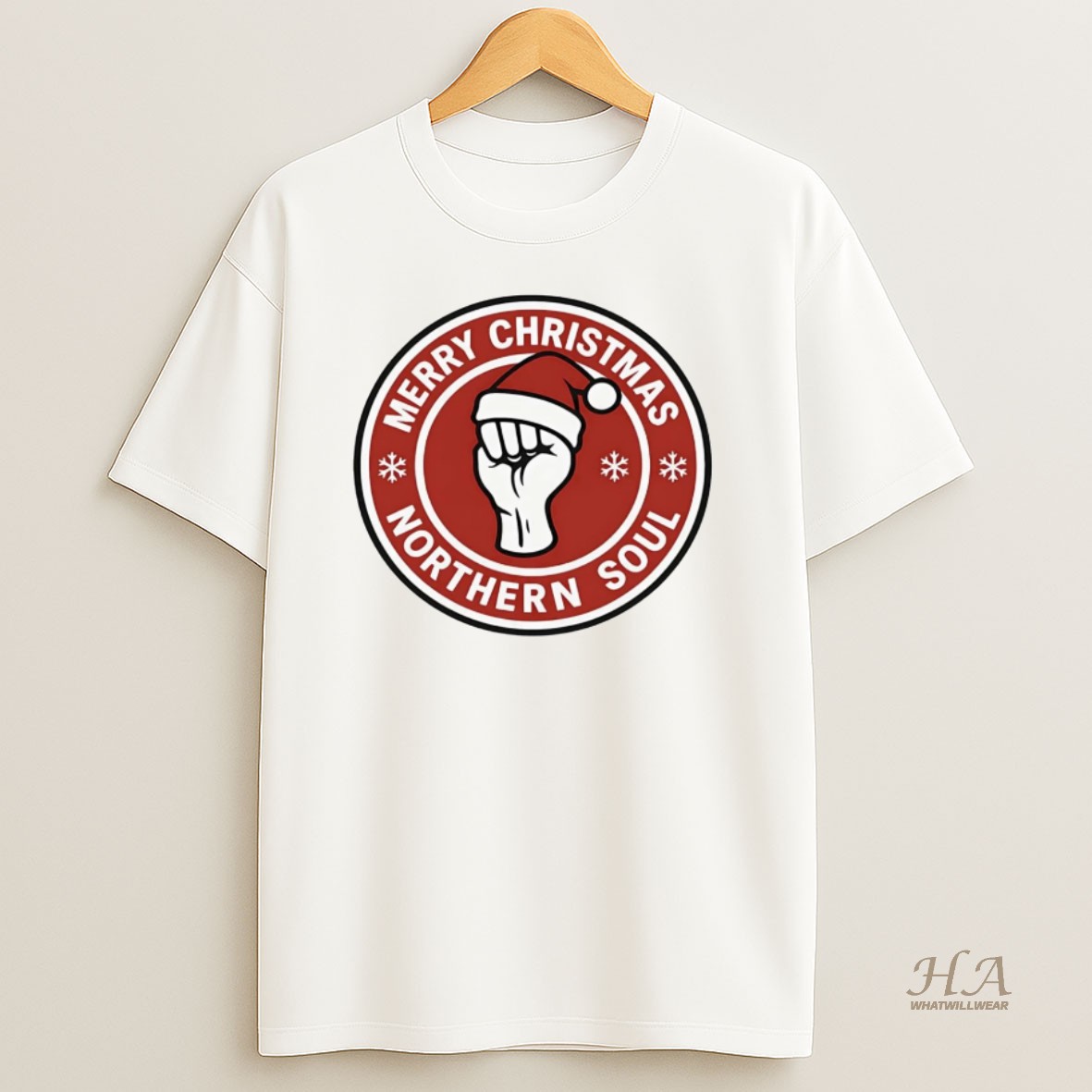 Official Northern Soul Merry Christmas T Shirt
