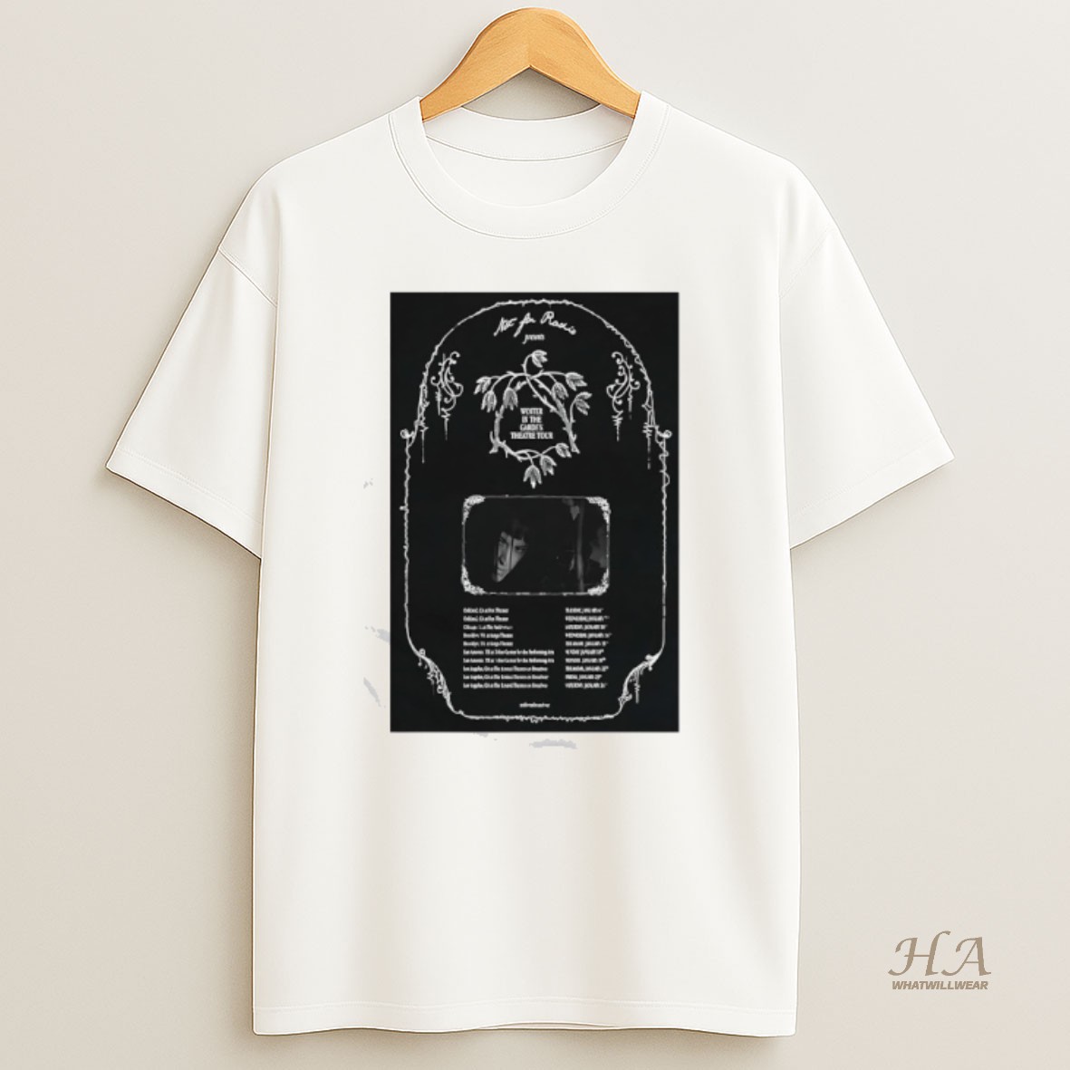 Official Not For Radio Winter In The Garden Theatre Tour 2026 T Shirt