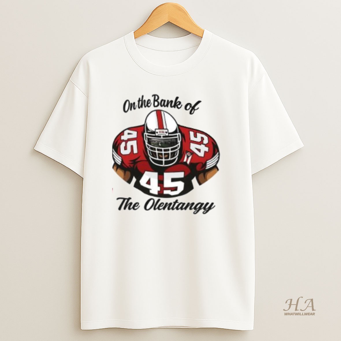 Official Ohio State Buckeyes On The Bank Of The Olentangy Chris Spielman T Shirt