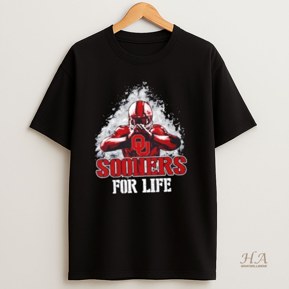 Official Oklahoma Sooners Football For Life T Shirt