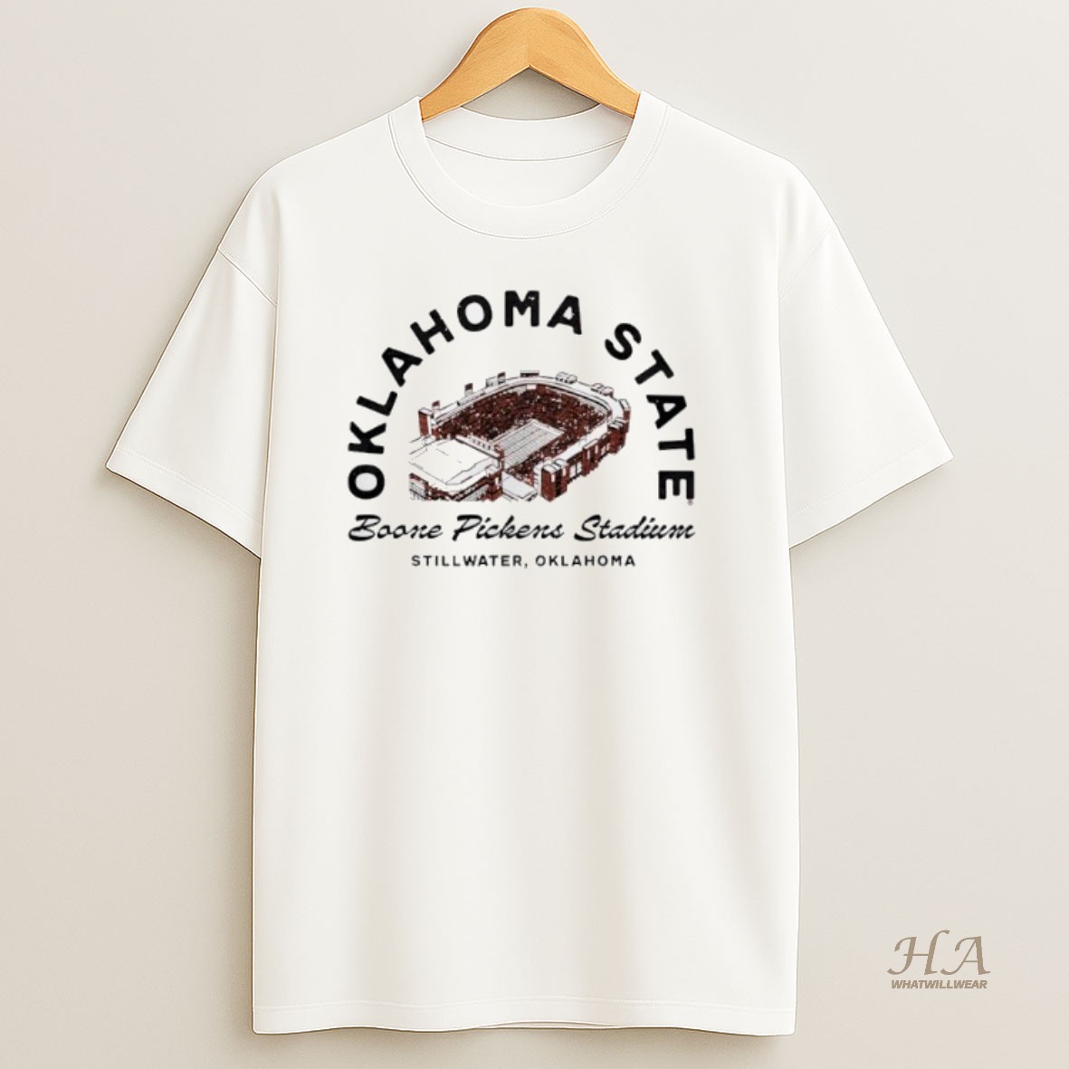 Official Oklahoma State University Boone Pickens Stadium Vintage T Shirt