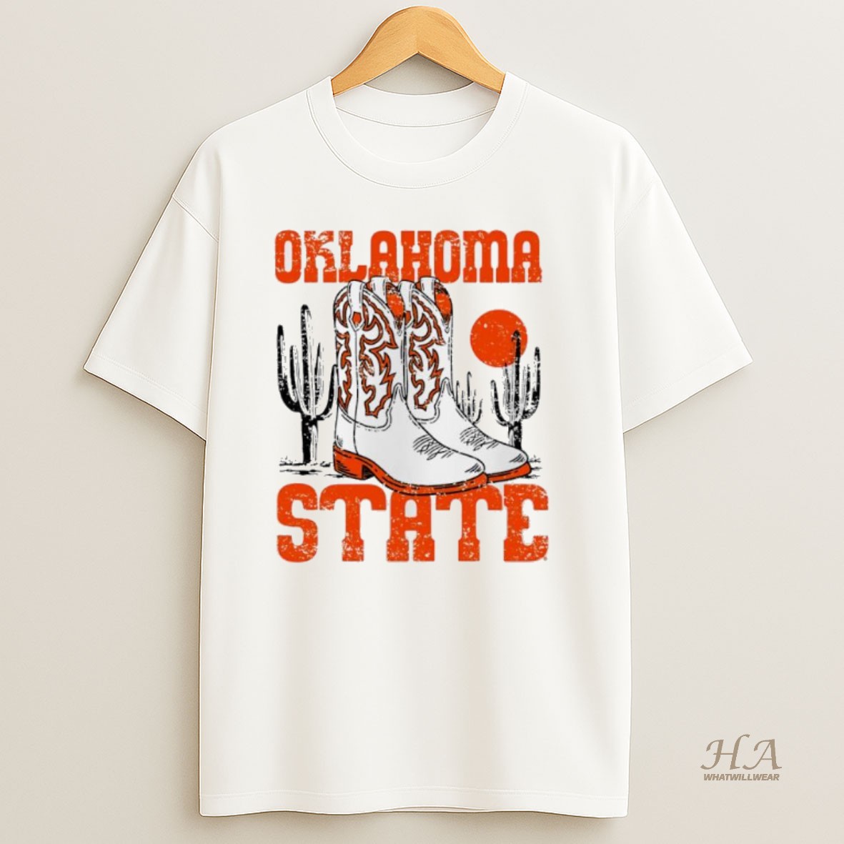 Official Oklahoma State University Boots Vintage T Shirt