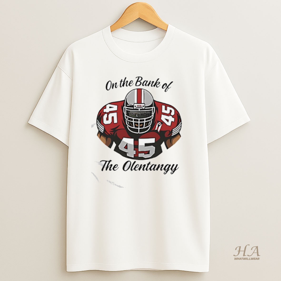 Official On The Bank Of The Olentangy Ohio State Buckeyes T Shirt