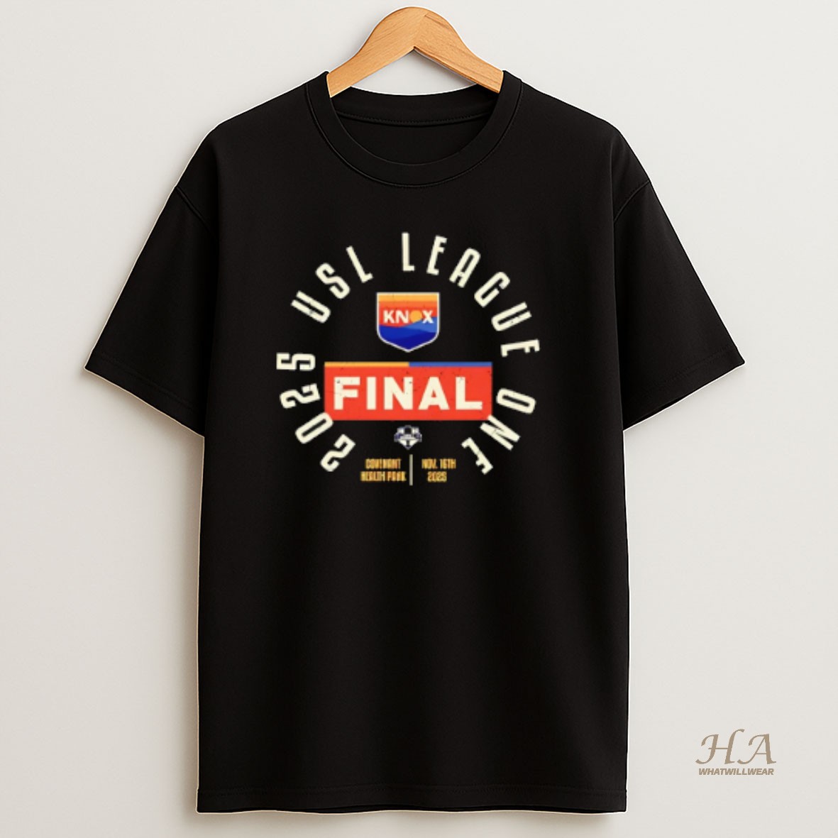 Official One Knoxville Sc 2025 Usl League One Final T Shirt