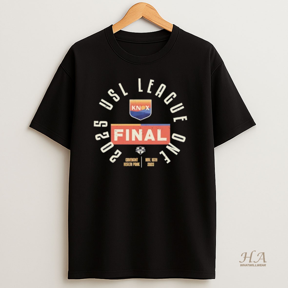 Official One Knoxville Sc Win 2025 Usl League One Final T Shirt
