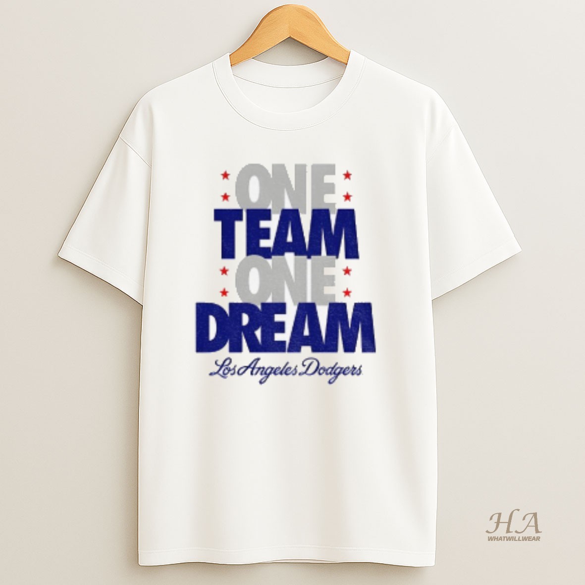 Official One Team One Dream Los Angeles Dodgers Back 2 Back Champions Mlb World Series T Shirt