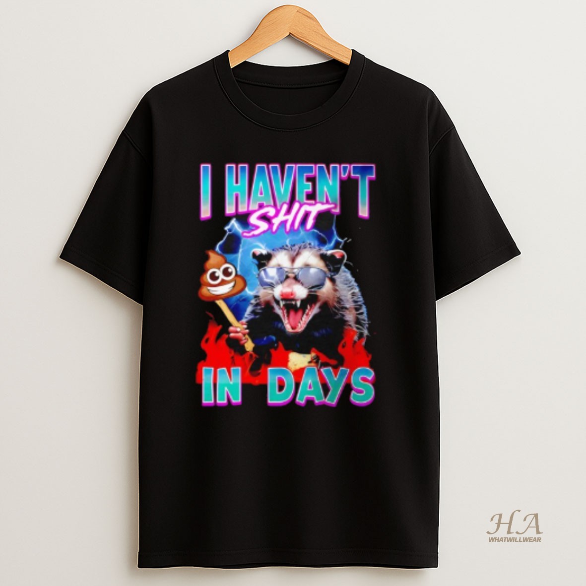 Official Opossum I Havent Shit In Days T Shirt