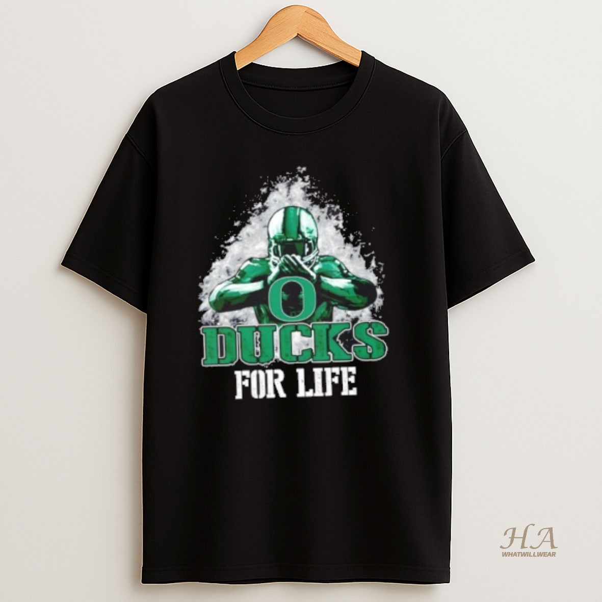Official Oregon Ducks Football For Life T Shirt