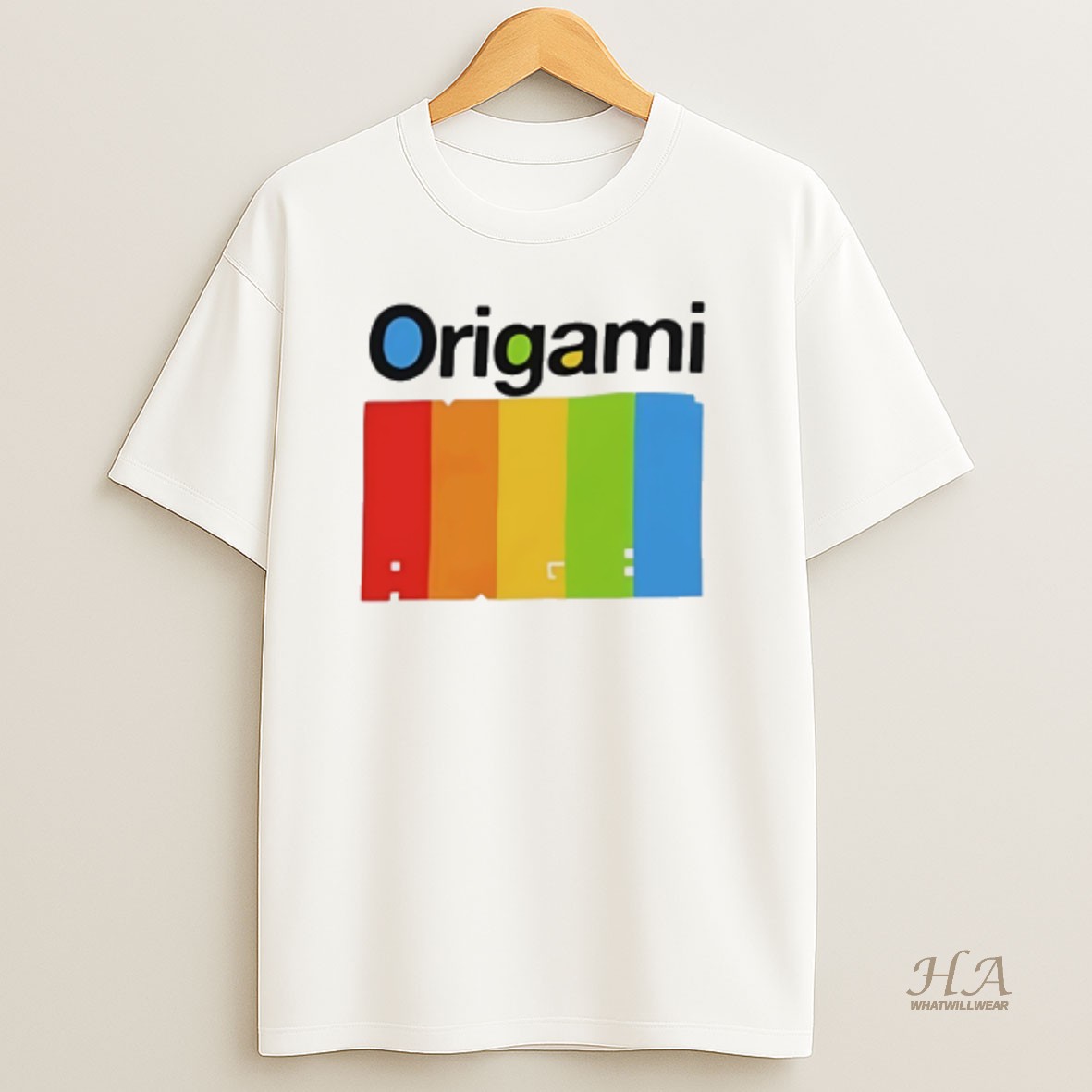 Official Origami Angel Spectrum Band Graphic T Shirt
