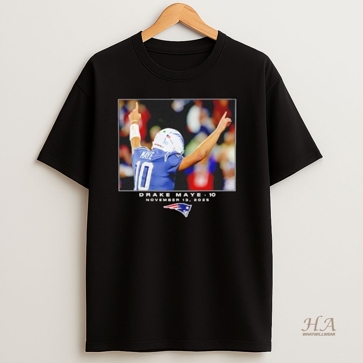 Official Patriots Drake Maye Nfl Flash Features Week 11 Nov 2025 T Shirt