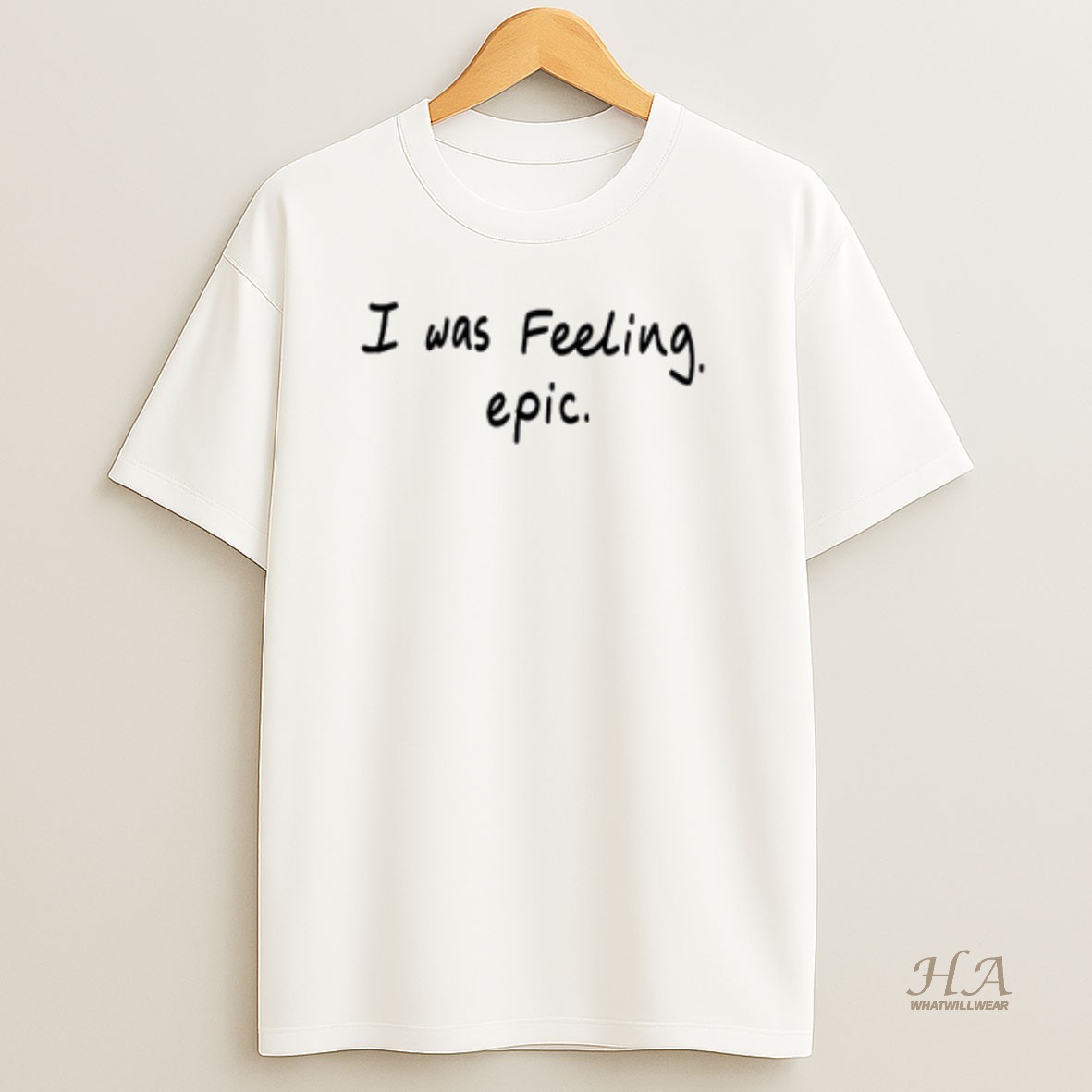 Official Paul Wesley I Was Feeling Epic T Shirt