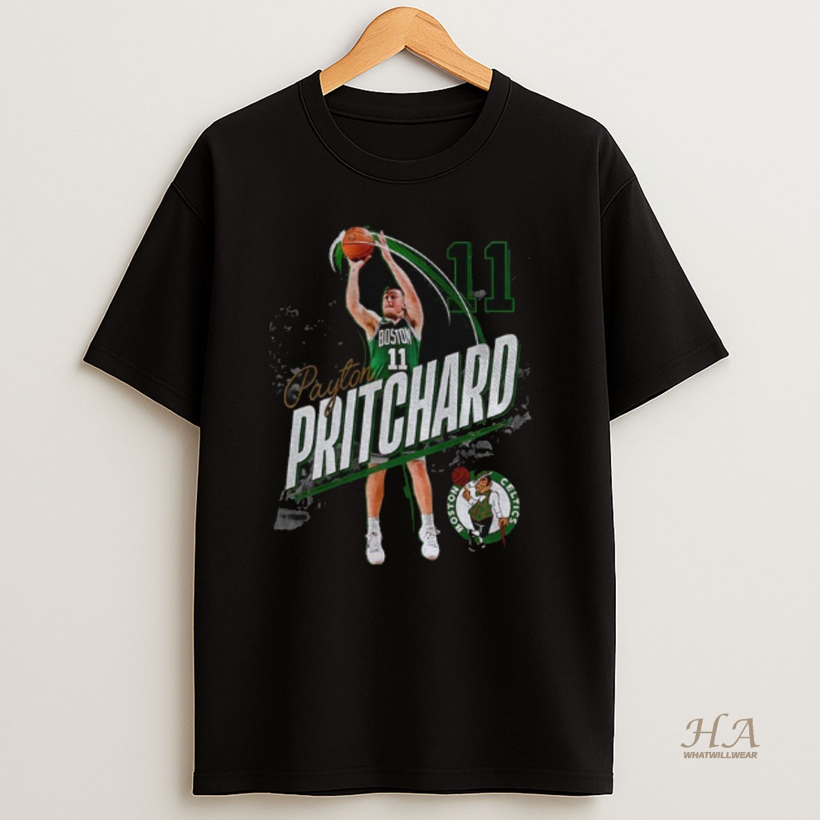 Official Payton Pritchard 11 Boston Celtics Basketball Nba 2025 T Shirt