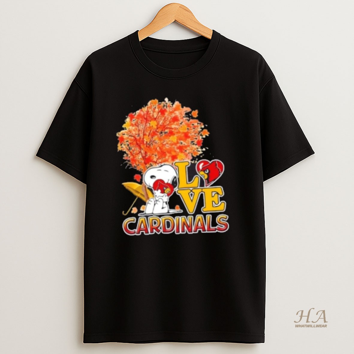 Official Peanuts Snoopy Hug Heart I Love Louisville Cardinals T Shirt