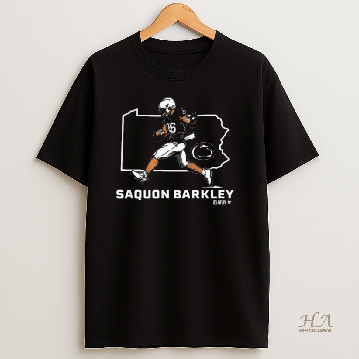 Official Penn State Nittany Lions Football Ncaa Saquon Barkley State Star T Shirt