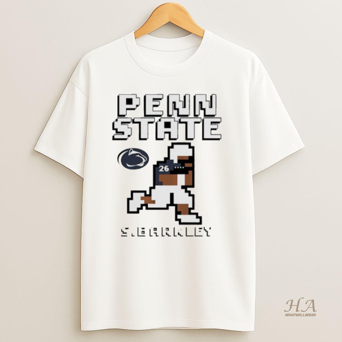 Official Penn State Football Saquon Barkley Player Retro Baller T Shirt