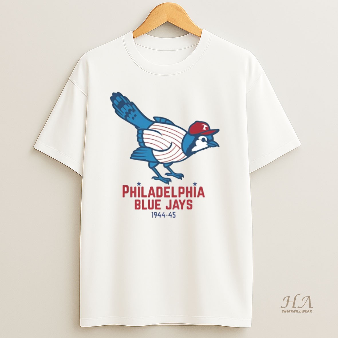 Official Philadelphia Blue Jays 1944 45 T Shirt