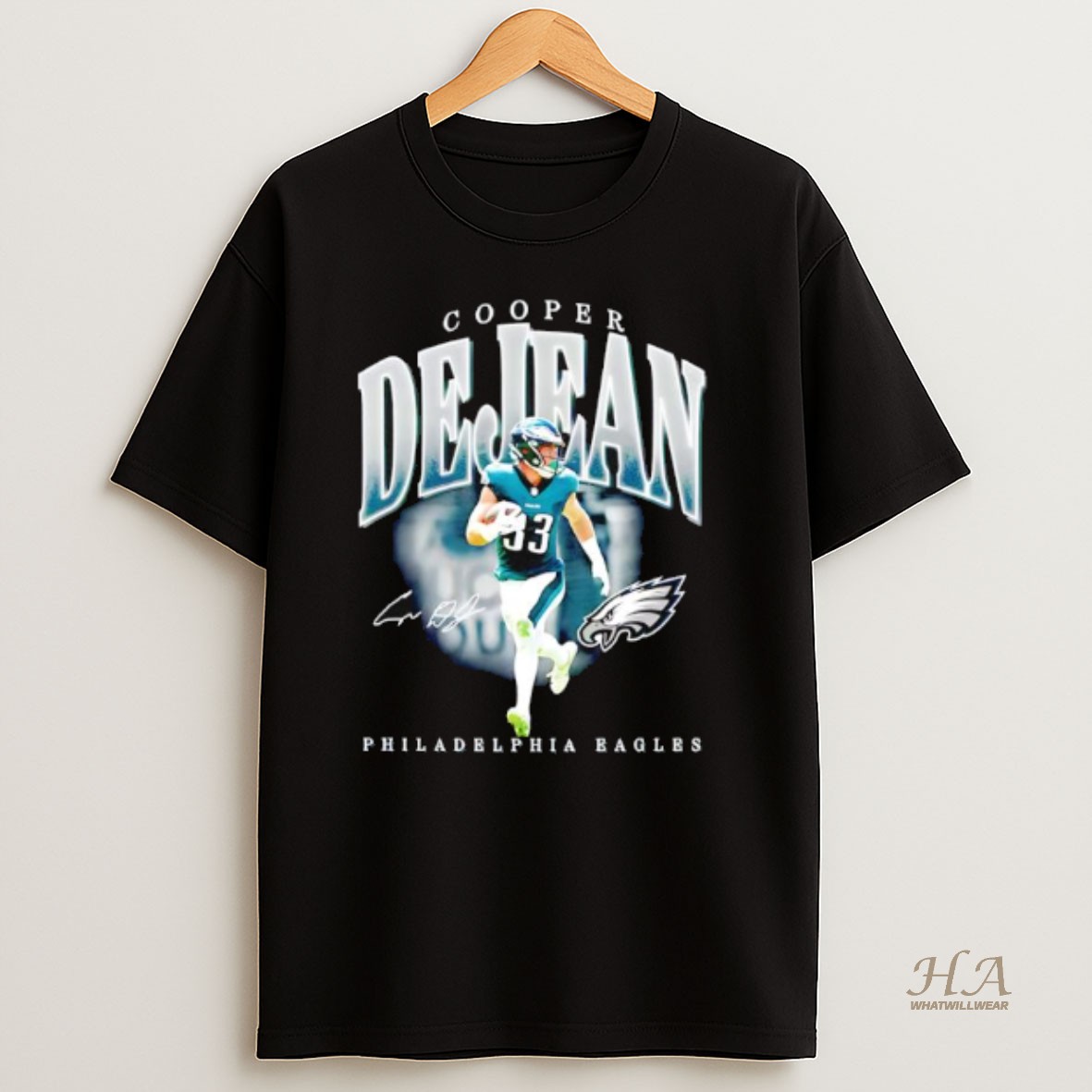 Official Philadelphia Eagles Cooper Dejean Signature Player Hype T Shirt