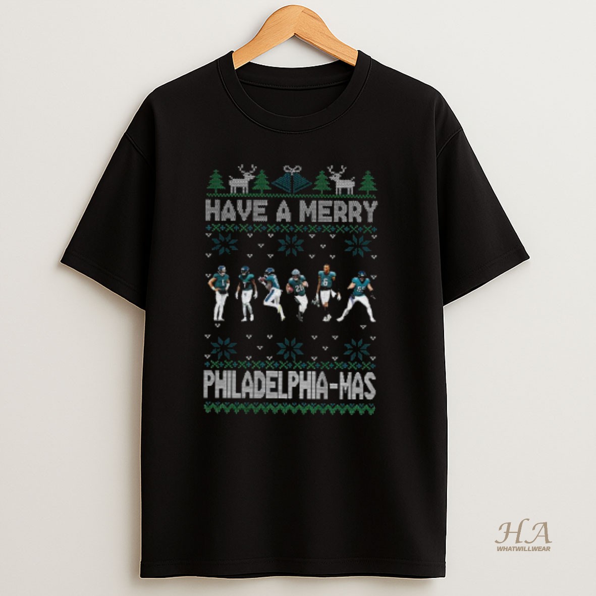 Official Philadelphia Eagles Nfl Football Have A Merry Philadelphia Mas Merry Christmas T Shirt
