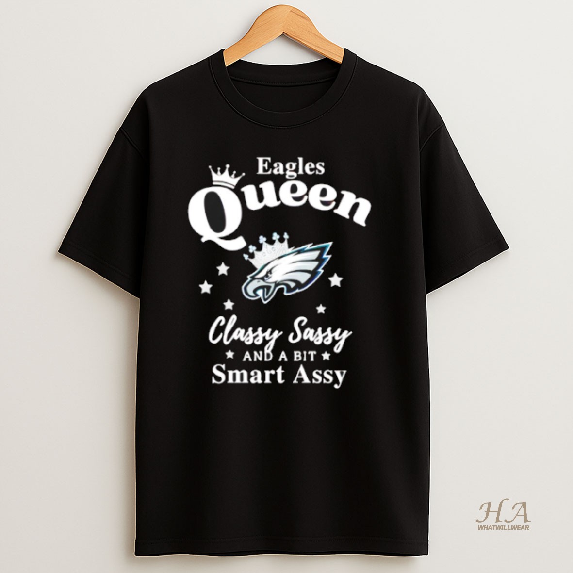 Official Philadelphia Eagles Queen Classy Sassy And A Bit Smart Assy Nfl Shirt