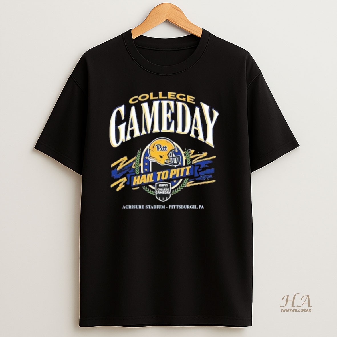 Official Pitt Panthers College Gameday Hail To Pitt T Shirt